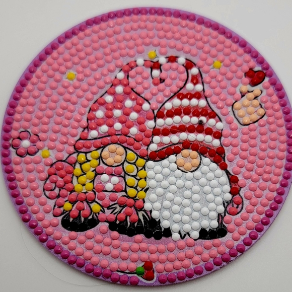 Valentines Day Gnomes Coaster - Picture 4 of 5